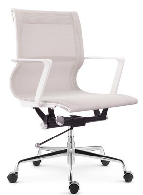 Satu Executive Operators Office Chair (White) - TOCC Image
