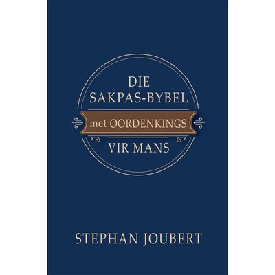 Die Sakpas-Bybel met Oordenkings vir Mans Image