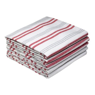 Kitchen Towel - Design 2470  - 50x72cm - (5 Pc Pack) - Stripes Image