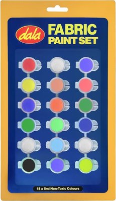 Dala Fabric Paint Set (18 x 5ml) Image