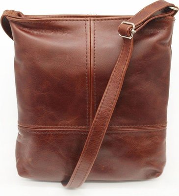 Lebocode Genuine Leather Get Up and Go Sling Bag (Dark Brown) Image