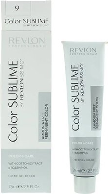 Revlon Color Sublime 9 Very Light Blonde Hair Colour (75ml) Image