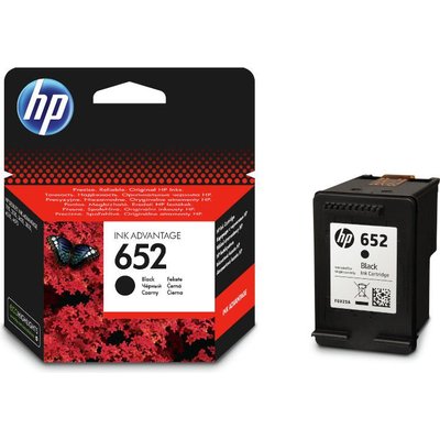HP 652 Original Ink Cartridge (Black) Image