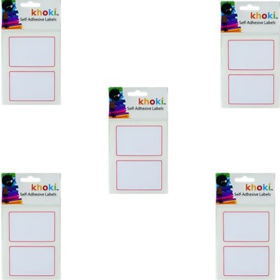 Khoki Labels Self Adhesive With Border (20 Piece) Image