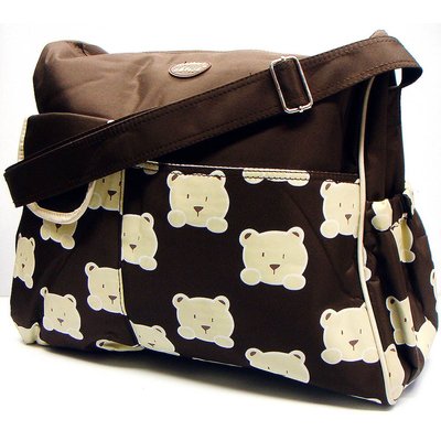 Brown Bear Diaper Bag Image