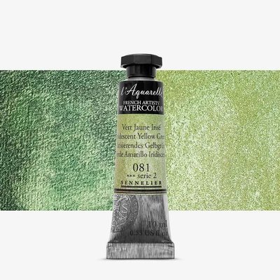 Sennelier L'Aquarelle Watercolour Paint - Iridescent Yellow Green (10 ml) Image