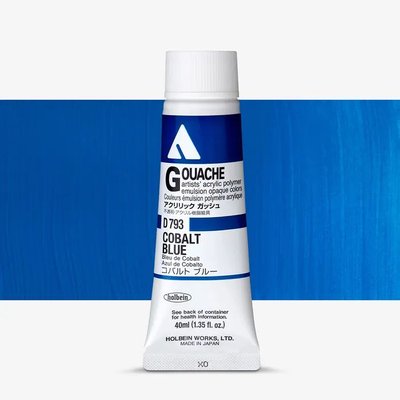 Holbein Acrylic Gouache Paint - Cobalt Blue (40 ml) Image