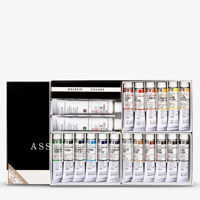 Holbein Artists' Extra Fine Oil Paint Set (20 Colours)(20 ml) Image