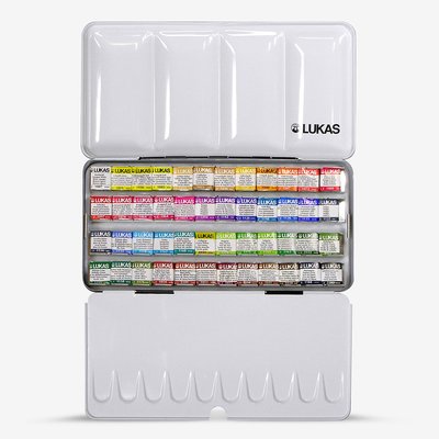 Lukas 1862 Watercolour Paint Set (48 Colours)(Half Pan) Image