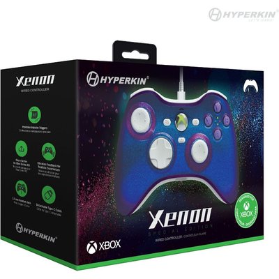 Hyperkin Xenon Wired Xbox Controller (Twilight Galaxy) Image