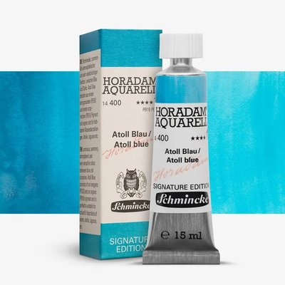 Schmincke Horadam Watercolour Paint - Atoll Blue (15 ml) Image
