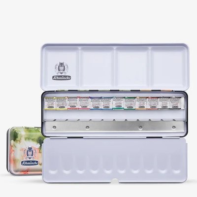 Schmincke Horadam Jackson's Edition Watercolour Paint Set (12 Colours)(Half Pan) Image