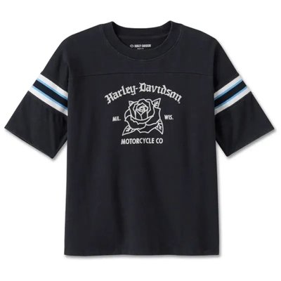 Women's Old English Rose Boxy Tee (XL) Image