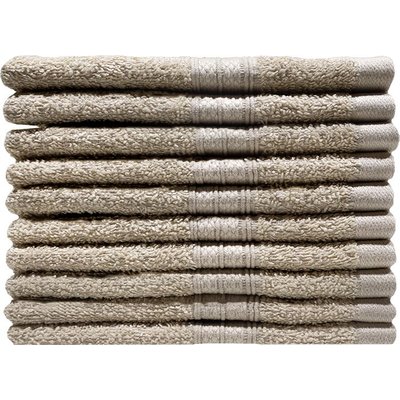 Bunty Plush Face Cloth (Birch)(450GSM)(30x30cm)(300 Pack) Image