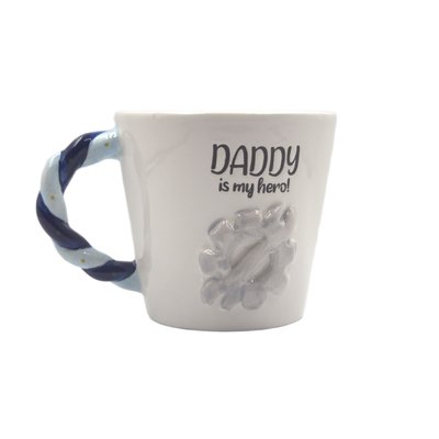 Iconix "Daddy is My Hero" Ceramic Mug - with Wrench Design Image