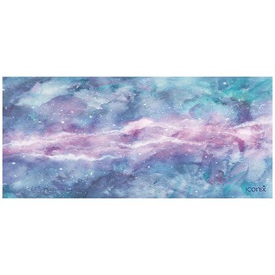 Iconix Full Desk Gaming & Office Mouse Pad (Milky Way Blue)(XL) Image
