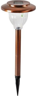 Solar Garden Light with Copper Painting Image