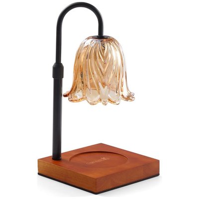 Candle Warmer Lamp - Adjustable Height & Dimmer, Timer & Dimmer 2 Bulbs - Black Image