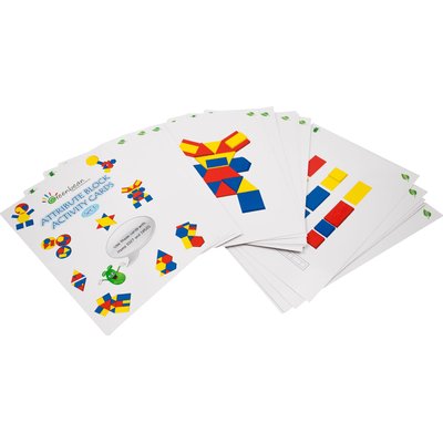 EDX Education - Attribute Blocks Activity Cards And Booklet (20 Pieces) Image