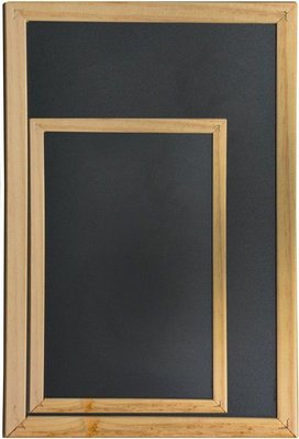 Dala A4 One Sided Chalkboard with Wooden Frame Image