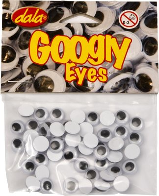 Dala Basic Googly Eyes (8mm)(50 Pack) Image