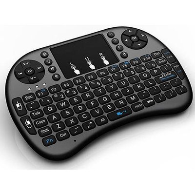 Zoweek KBD-ZW-51009-BLK Wireless Mini Keyboard with Touchpad (Black) Image