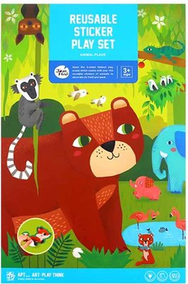 Jar Meló - Animal Place Reusable Sticker Play Set Image