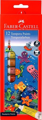 Faber-Castell Tempera Paint (9ml x 12) Image