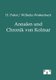 Annalen und Chronik von Kolmar (German, Paperback): H. Pabst, Wilhelm Wattenbach