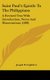 Saint Paul's Epistle To The Philippians - A Revised Text With Introduction, Notes And Dissertations (1898) (Hardcover):...