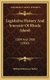 Legislative History And Souvenir Of Rhode Island - 1899 And 1900 (1900) (Hardcover): William Harrison Taylor