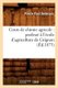Cours de Chimie Agricole: Professe A l'Ecole d'Agriculture de Grignon (Ed.1873) (French, Paperback, 1873 ed.):...