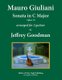 Mauro Giuliani - Sonata in C Major, Opus 15 - Arranged for Two Guitars (Paperback): Jeffrey Goodman
