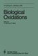 Biological Oxidations - 34. Colloquium, 14.-16. April 1983 (Paperback, Softcover reprint of the original 1st ed. 1983): H....