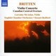 Various Artists - Violin Concerto, Canadian Carnival Overture (Bedford, Eco) (CD): Benjamin Britten, Lennox Berkeley, Lorraine...
