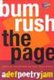 Bum Rush the Page - A Def Poetry Jam (Paperback, 1st. ed): Tony Medina, Louis Reyes Rivera