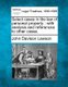 Select cases in the law of personal property - with analysis and references to other cases. (Paperback): John Davison Lawson