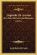Compendio De Lecciones Escritas De Derecho Romano (1894) (Spanish, Paperback): Joseph Ruben De Couder