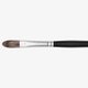 Jackson's 335 Black Filbert #4 Hog Bristle Brush: 