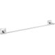 Wenko Turbo-Loc Stainless Steel Towel Rail - Uno Quadro (No Drilling Required): 