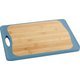 Wenko - Double Sided Cutting Board - Bamboo & Pp - 39X28 - Anti-Slip Tpe - Blue: 