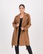 Bonded Suede Trench Coat (Mocca): 