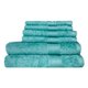 Plush 450 GSM Towel Sets (20 Colours)(06 Piece Set)(Harbor Gray): 