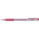 Pentel Hybrid Gel Metallic Grip Rollerball - Red (12 Pack) - 0.8mm: 