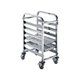 Stainless Steel Rack Trolleys (6 Tier): 