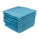 Bunty Plush Terry Fringe Guest Towel (Gulf Stream)(Pack of 10)(380gsm): 