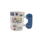 Iconix "Game Over" Retro Gamer Mug - with Game Controller Handle (Blue): 