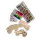 Paint Your Own - Monster Trucks - 3 x Wood Paint Craft Kit For Kids: 