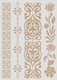 Elegant Borders - A3 - stencil: 
