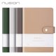 Deli Nusign A5 Leather Cover Notebook (Khaki)(120 Sheets): 